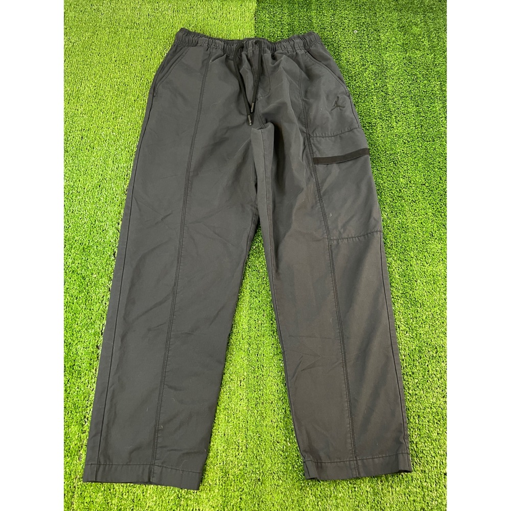 Jordan Mens Black Woven Utility Cargo Pants Jumpman FN4539-010 Medium